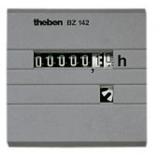 Theben Bz 142-1 bedrijfsurenteller 48x48 mm paneel inbouw
