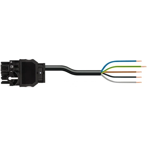 Wago Serie 771 Patchkabel gebouwinstallatie 3p Contrastekker (female) Stekker 5000mm