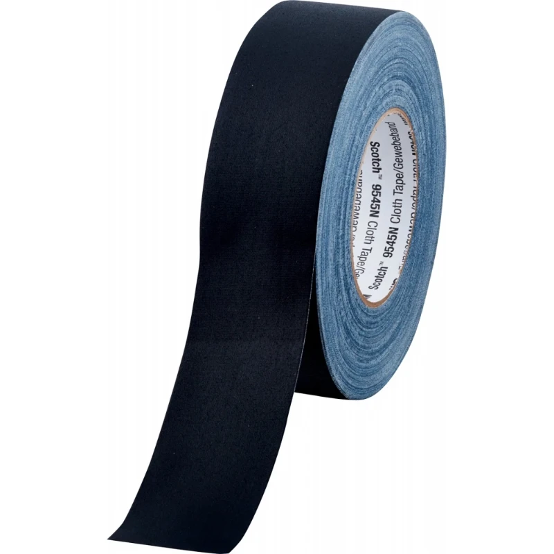3M beschrijfbare textieltape zwart 50mmx50m 1 per rol