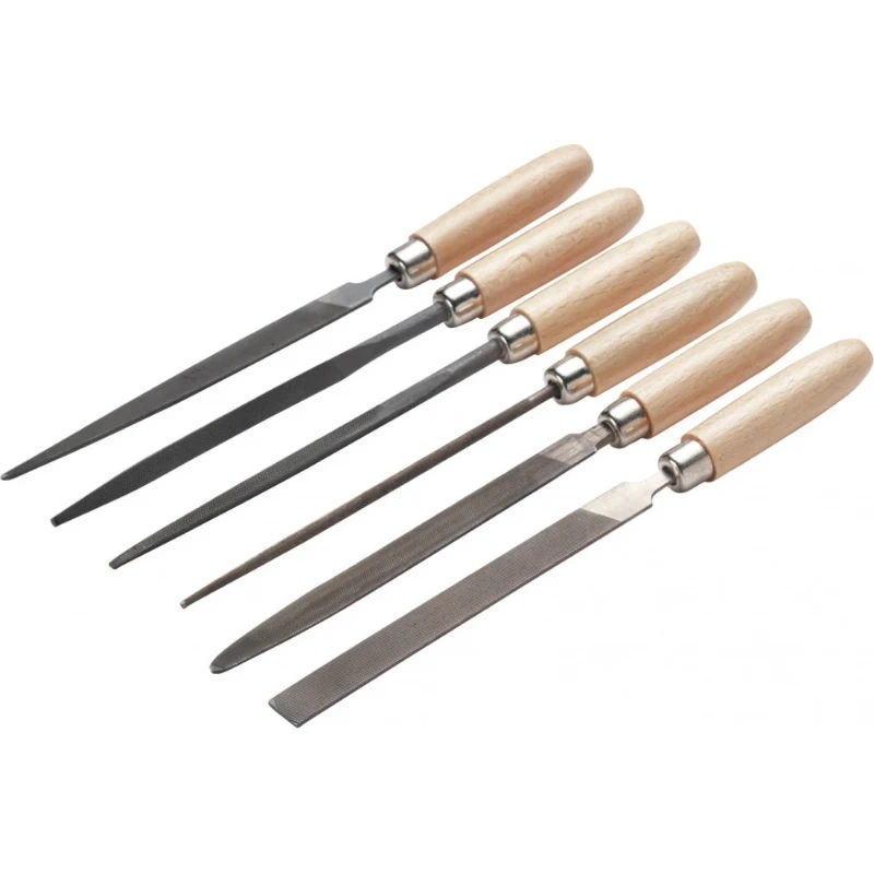 Cimco 206750 sleutelvijlen set 6-del.