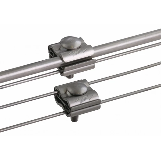 Dehn Connecting clamp stst (v4a) f.rd 3-4mm / rd 8-10 mm