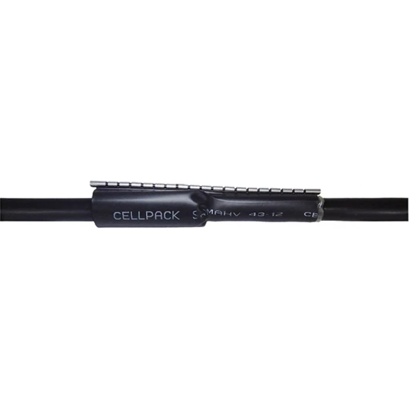 Cellpack KRIMPMANCHET MET ROESTVRIJSTALEN SLUITING SRMAHV/115-30/750MM/ZWART