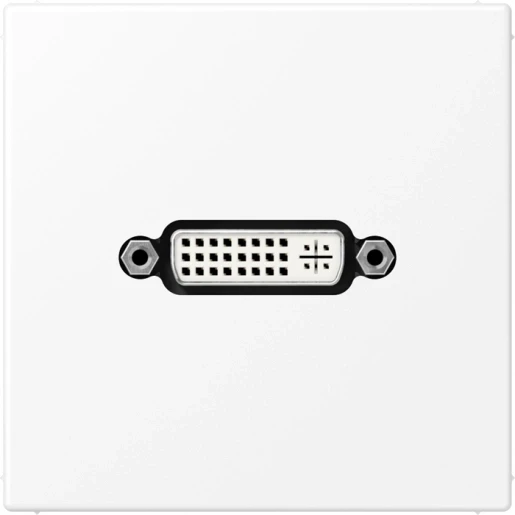 Jung LS range afdekking ls990 matwit 1x dvi MALS1193WWM