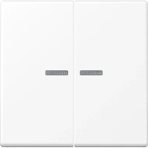 Jung A range Knx RF-tastafdekking KNX 2-voudig wit inbouw IP2X RAL 9016 A10921STRFBFWWM
