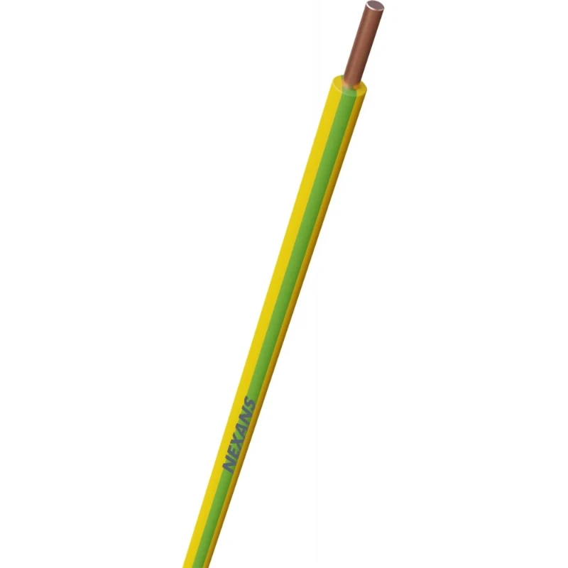 Nexans H07Z1-U Cca Installatiedraad 2.5mm² groen/geel 100M 10542900