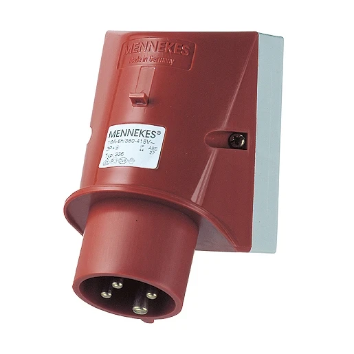 Mennekes Toestelcontactdoos 16A 4P 6H 400V IP44