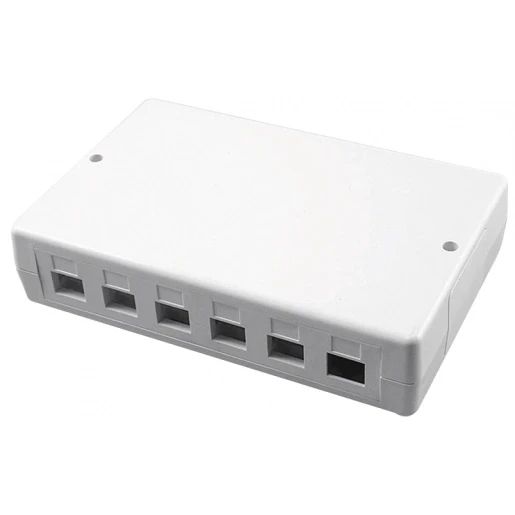 Gigamedia Surface mount box 6-12 poorten