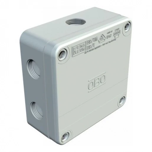 OBO Kabeldoos m25 16mm2 660v,ip54 178x144x71 uf lichtgrijs 7035