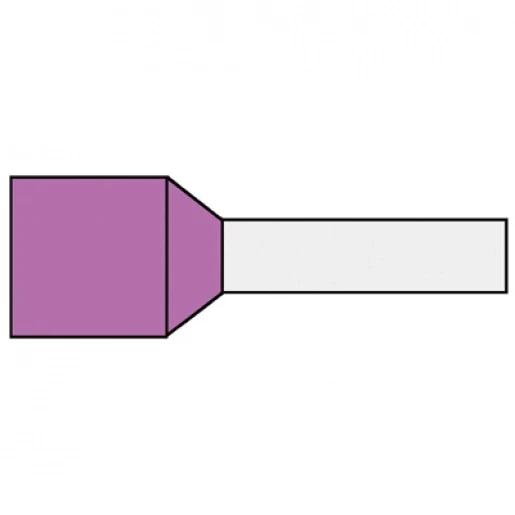 Klemko adereindhuls 0,34mm² 6mm Geïsoleerd Roze