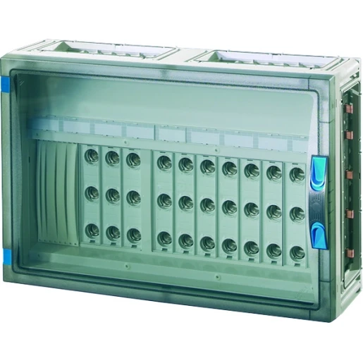 Hensel Enystar Zekeringskast D02 3p BM2 wand Open Rail 250a 5P Schroefzekering 11x 360x540x186mm FP 3435