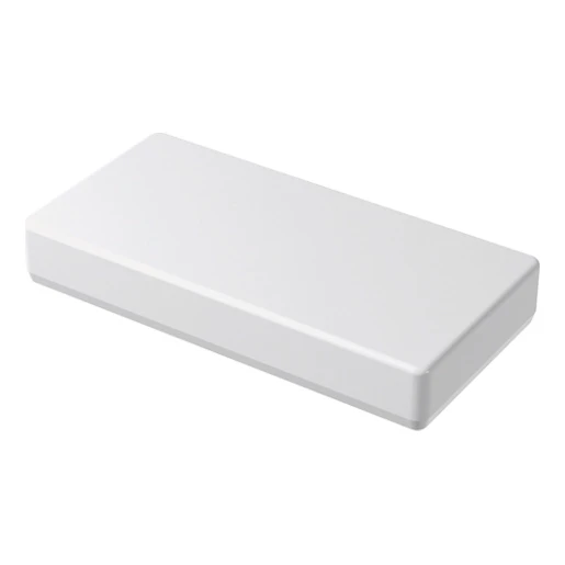 GGK eindstuk wandgoot 130x62mm PVC onbehandeld RAL 7035 11729G