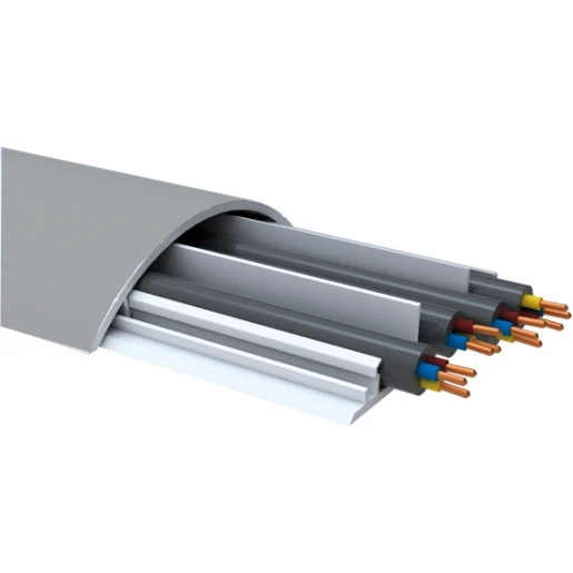 GGK ABK Vloerkanaal 2 kanalen 2000x50mm kunststof Grijs RAL 7030 6649G