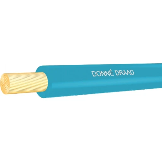 Donné VD Eca Installatiedraad 6mm² Eca PVC 70°C blauw 100M Ring D08616F3