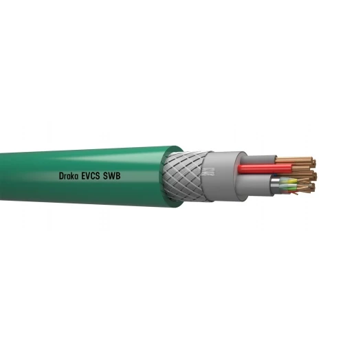 Draka EVCS Cca Combikabel 5G6mm² + 1,5mm² + 4x2x0,8/6mm² energiekabel data- en communicatiekabel
