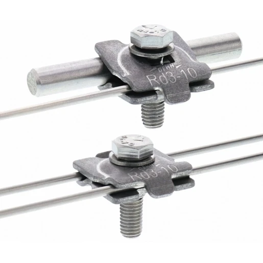 Dehn Mmv clamp stst (v4a) f.rd 3-10mm with hexagon screw m8x30