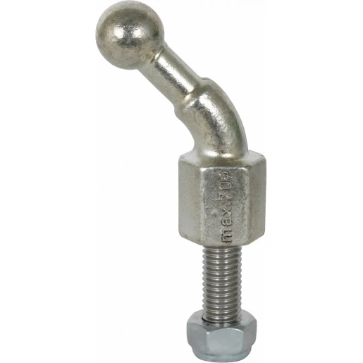 Dehn Fixed ball point d 20mm angled (45°) with threaded pin and nut m16x45m