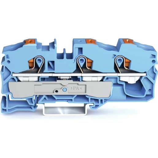 Wago 2216 Verbindingsrijgklem 2,5-16mm² eendr. 0,5-16mm² meerdr. Blauw