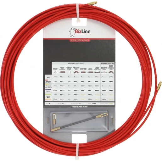 Bizline Staal- nylon trekveer trekoog M5 Ø4 10m BIZ 760017