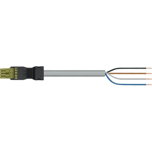 Wago SERIE 891 Patchkabel gebouwinstallatie 4p Contrastekker (female) Vrij kabeluiteinde 8000mm