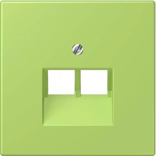 Jung LS range Afdekking centraalplaat LC32052 UAE/IAE 2 connectoren Zonder label LC969-2UA221