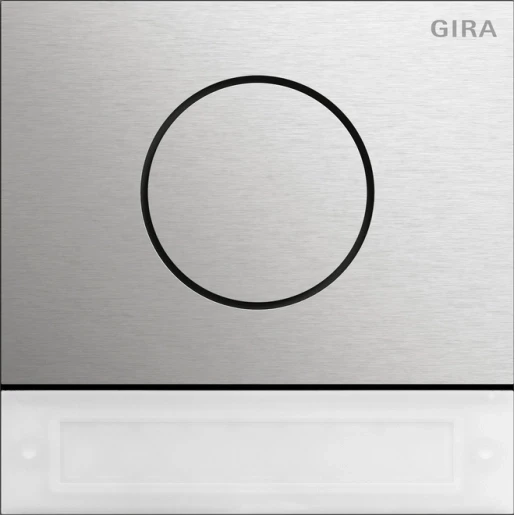 Gira System 106 Deurstationmodule IBS-toets spreken/bellen enkelvoudig RVS 5569914