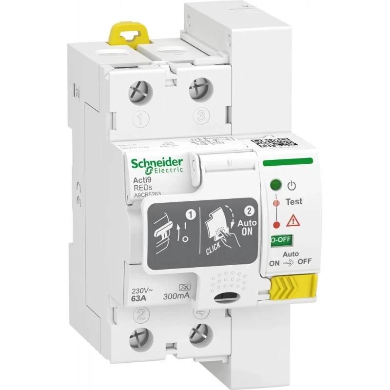 Schneider Electric Acti9 Aardlekschakelaar 2p 63A 0.3A type A A9CR5263