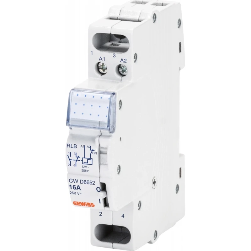 Gewiss LATCHING RELAY 1NO 16A 230VAC 1M