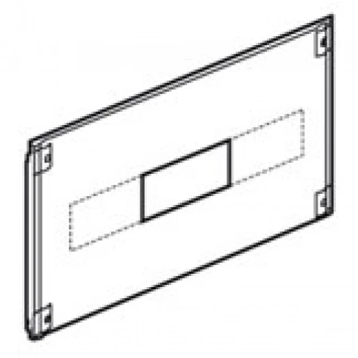 Legrand Frontplaat xl3 h300 2xdpx-is250 1/4 24modules
