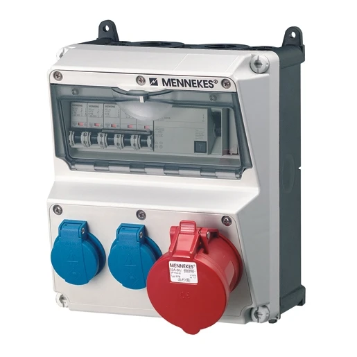 Mennekes AMAXX contactdoos combinatie 2 modules
