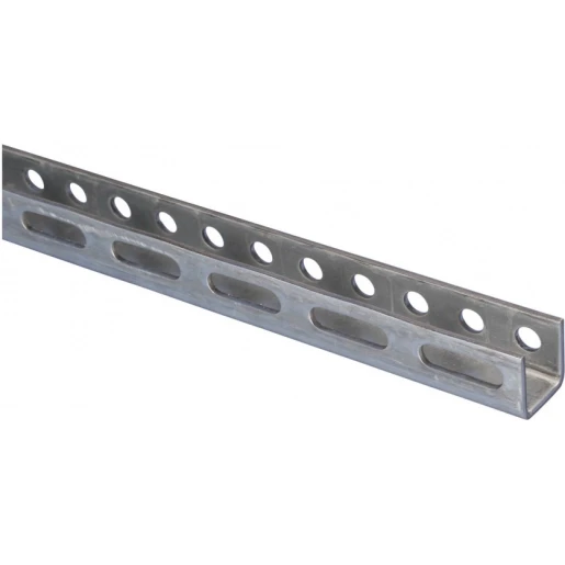 nVent Caddy u-profiel montageprofiel U-profiel 2 zijden geperforeerd 0mm 2000x30x30mm elektrolytisch verzinkt 312200