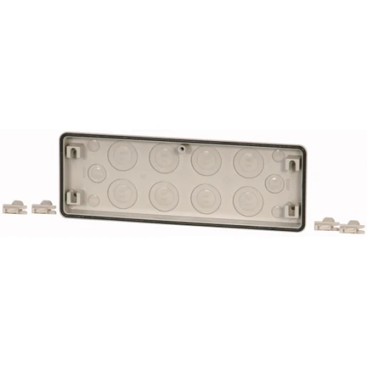 Eaton Flens doordrukgaten 4x M16 2x M25/16 8x M40/25 HxBxD=116x329x23mm