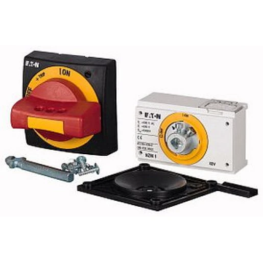 Eaton DEURKOPPELINGSHANDGREEP NZM2 ROOD/GEEL COMPACTE UITVOERING UL/IEC