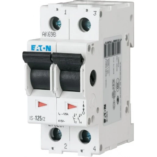 Eaton HOOFDSCHAKELAAR IS-80/2-80A-2 POLIG-BREEDTE 2TE