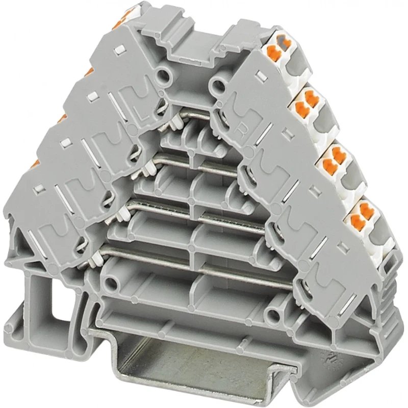 Phoenix Contact PTRV Verbindingsrijgklem 0,14-1,5mm² eendr. 0,14-1,5mm² meerdr. Grijs