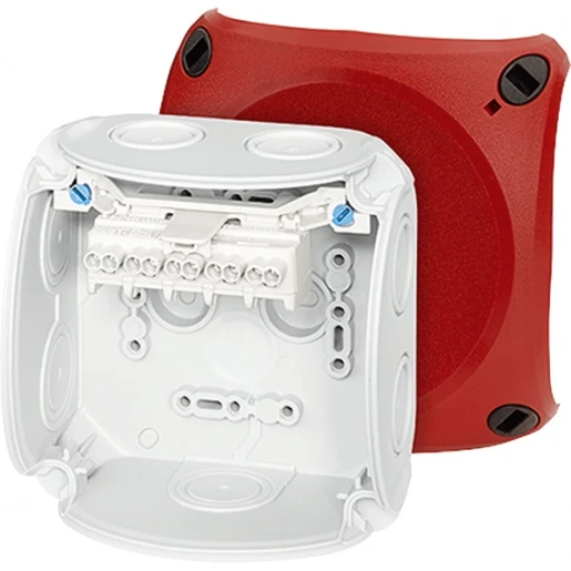 Hensel Kabeldoos IP66 BM2 0,75-2,5 mm² 5 polig M20/25 membranen Deksel Rood