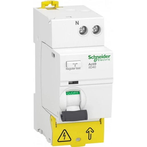 Schneider Electric IID40 Aardlekschakelaar 1P+N 2p 25A 0.03A type A A9R43625