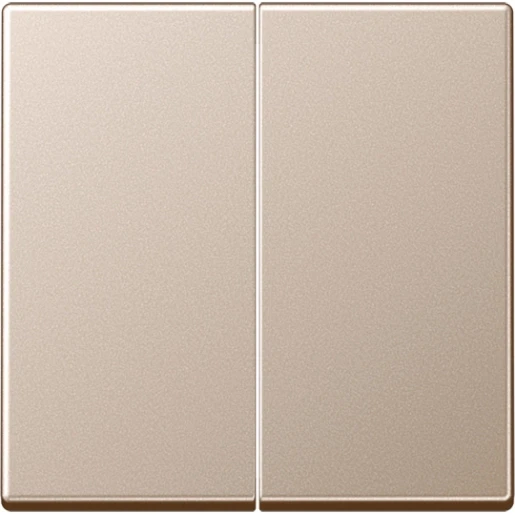 Jung A range tastafdekking a500 champagne 2-voudig Mat RAL 1013 A1702CH