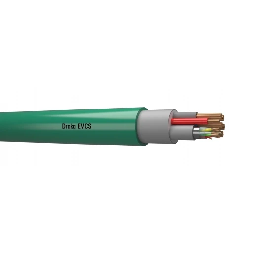 Draka EVCS Cca Combikabel 5G6mm² + 1,5mm² + 4x2x0,8mm energiekabel data- en communicatiekabel