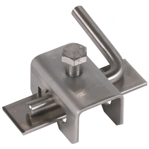Dehn Connecting clamp stst f.fl 30/rd 10mm f.cross and parallel connecti