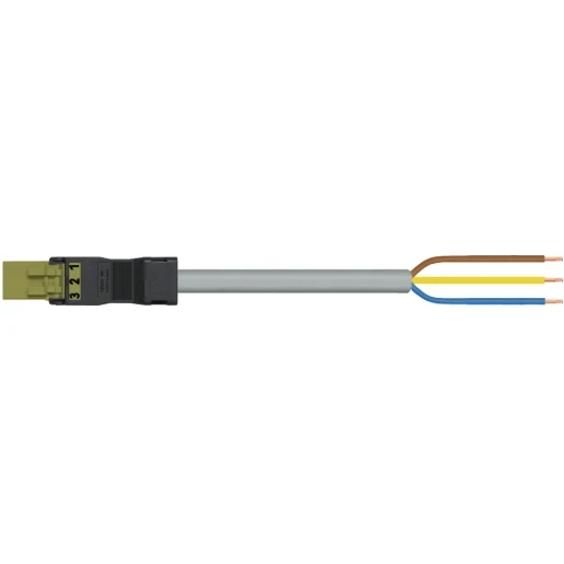 Wago SERIE 891 Patchkabel gebouwinstallatie 3p Stekker Vrij kabeluiteinde 7000mm