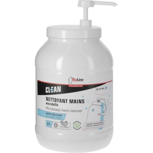 Bizline Handreiniger met microkorrels zonder oplosmiddel met pomp Handreiniger 3000ml 751022