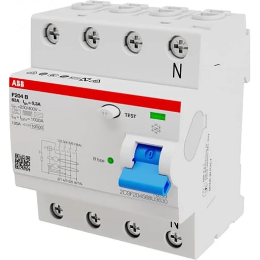 ABB System pro M compact Aardlekschakelaar multipack 4p 63A A type B 2CSF204568U3630
