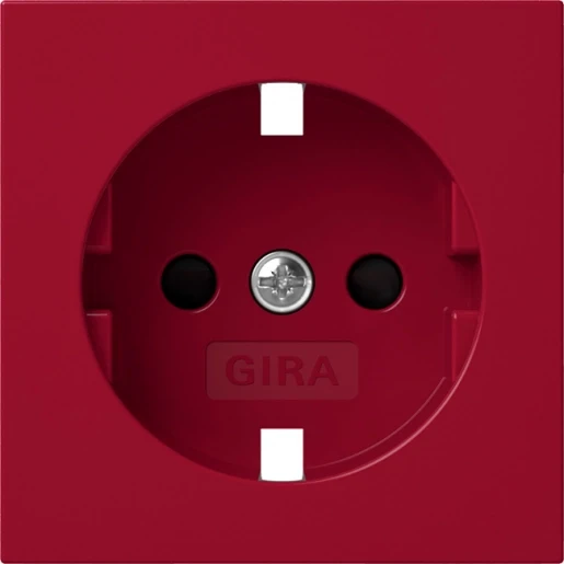 Gira System 55 wandcontactdoos ra sh rood 4984108