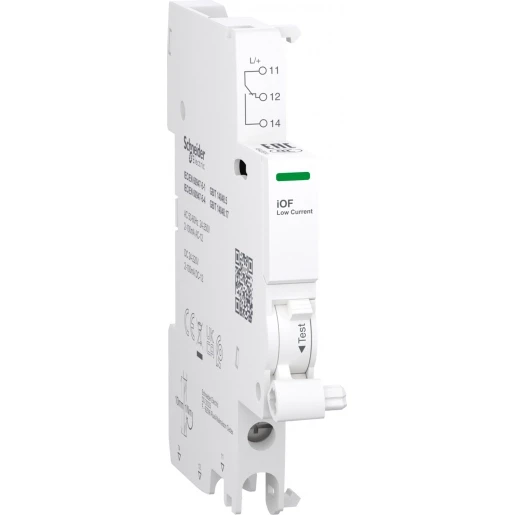 Schneider Electric Auxiliary contact Acti9 A9A iOF 1 C/O 2mA to 100mA 24VAC to 250VA