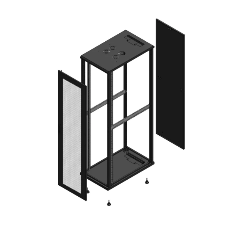 Gigamedia Vloer patchkast AV enkel PER PAR EX 19" 47HE 600x1000mm Zwart GGM 7047610PPSPAREX