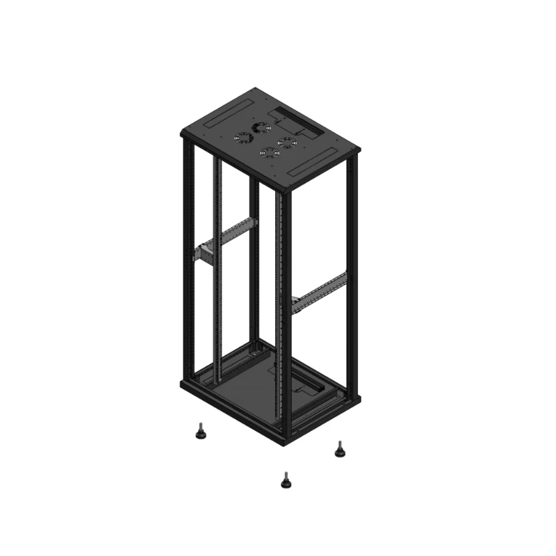Gigamedia Vloer patchkast SP SP EX 19" 36HE 800x600mm Zwart GGM 703686SPSPEX