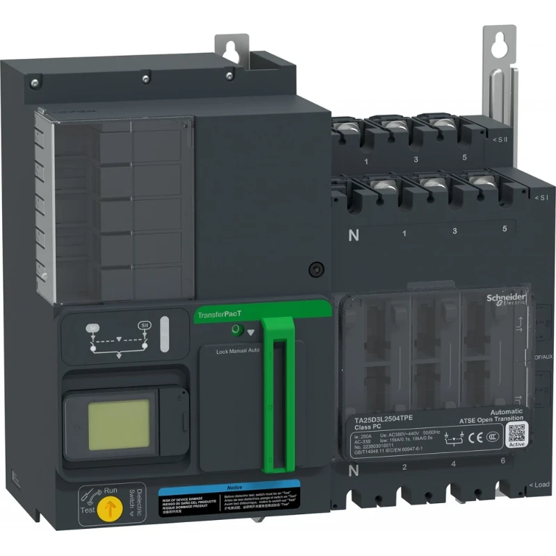 Schneider Electric TRANSFERPACT AUTO ACT. 250A 3P LCD 400V