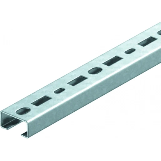 OBO CML35 Profielrail geperforeerd C-profiel rug geperforeerd 17mm 2000x35x18mm sdz 1104500