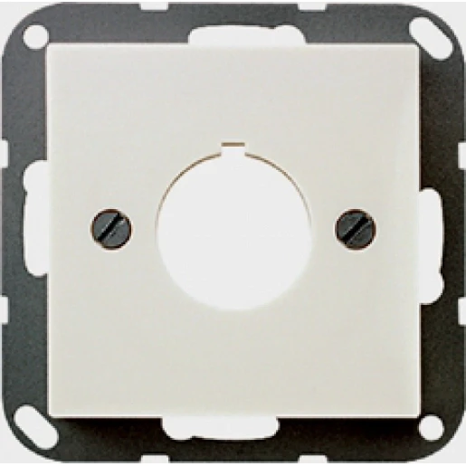 Jung AS/A range centraalplaat a(s)500 Basiselement met centrale afdekplaat 1 connector Zonder label wit A564WW