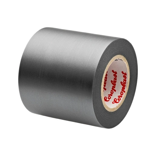 Coroplast Bandage 50mm.breed rol a 10 meter zilvergrijs